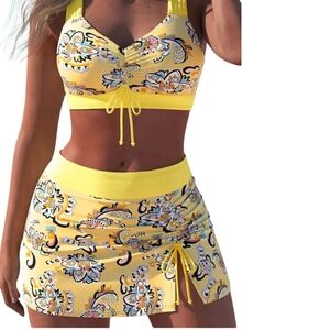 Sunny Tribal Peekaboo Swimdress 4X/20 – Bum Coverage, But Make It Spicy